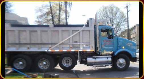 Spino's Paving dump truck