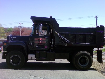 Spino's Paving dump truck